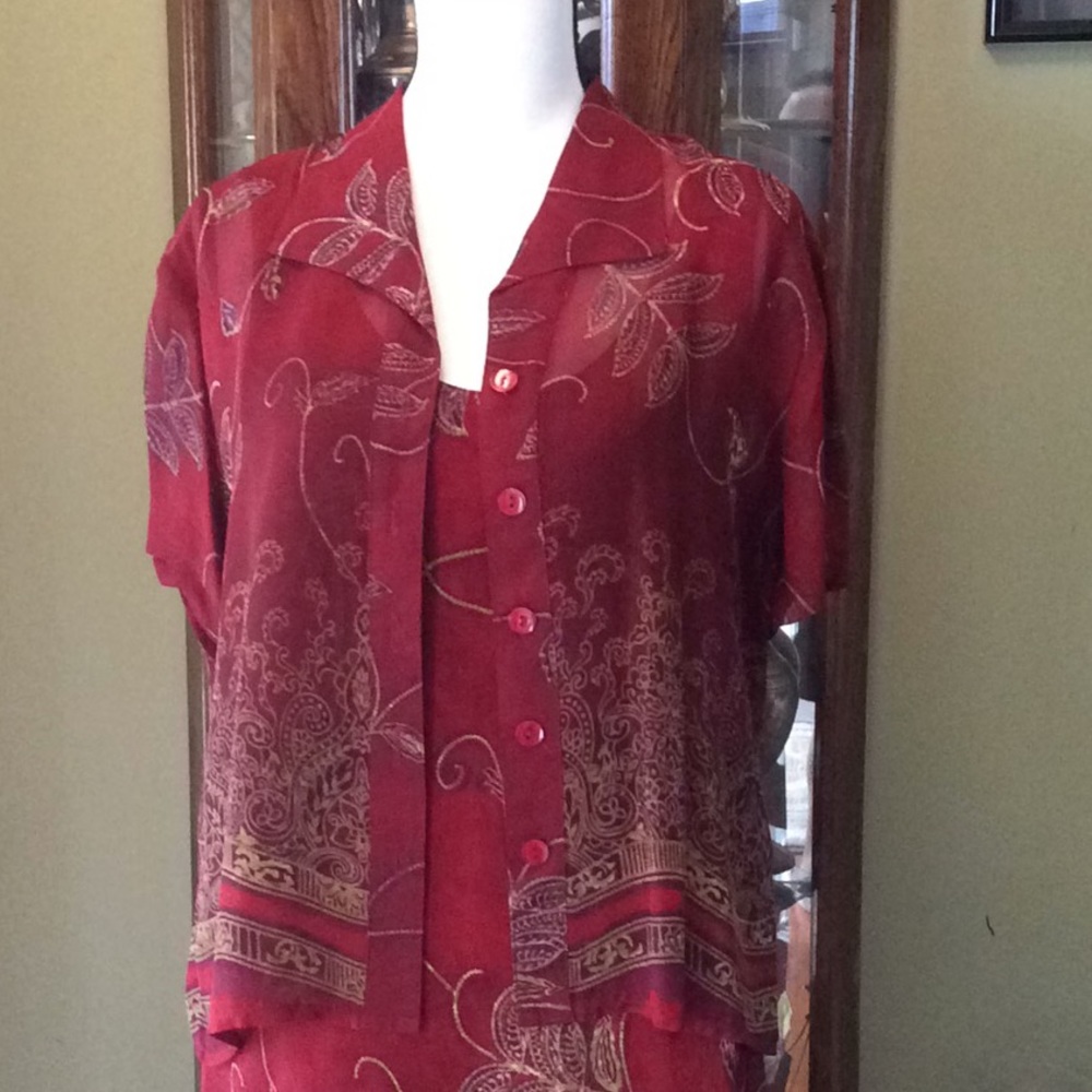 J. Stevens. 2 pc maxi and jacket will appreciate